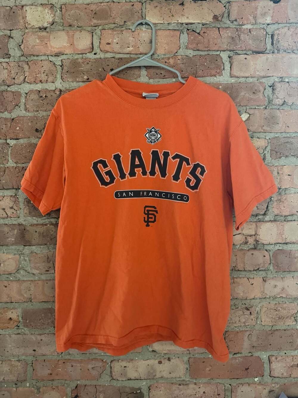 Vintage San Francisco Giants Lee Sport Orange MLB Spellout T-Shirt